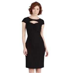 ModCloth Dear Fiery Cut Out Sweetheart Neckline Dress Womens Size 3X Black